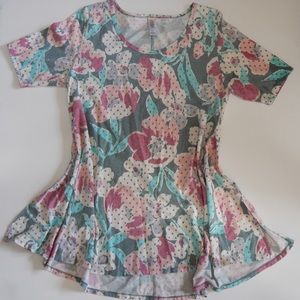 Lularoe floral print Perfect T